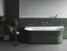 Kád, Ravak Ypsilon Wall 178x86, akrilkád, Grey Green/fehér, szabadonálló XC00100064