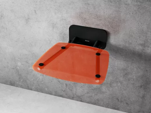 Ülőke, Ravak Ovo-B II ülőke Orange/fekete B8F0000061