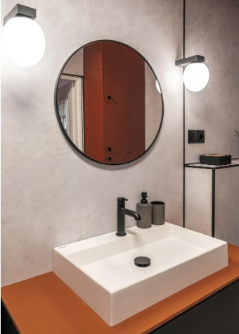 Lefolyó, Deante Click-Clack leeresztő mosdóhoz, bidéhez, kerek, fekete NHC_N10U