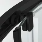 Hidromasszázs zuhanykabin,Sanotechnik New York komplett zuhanykabin fehér hátf./fekete prof.CL23B