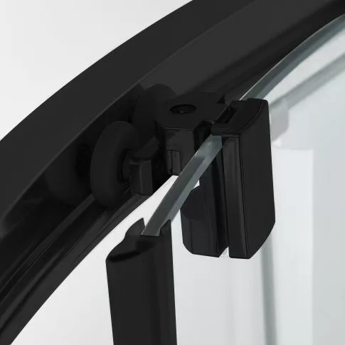 Hidromasszázs zuhanykabin,Sanotechnik New York komplett zuhanykabin fehér hátf./fekete prof.CL23B