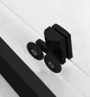 Hidromasszázs zuhanykabin,Sanotechnik New York komplett zuhanykabin fehér hátf./fekete prof.CL23B