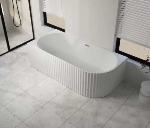 Kád, Sanotechnik Bali falsíkra/sarokba állítható kád 170x80, balos G9038