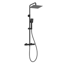   Zuhanyszett, Deante Therm termosztatikus zuhany csapteleppel, fekete NAC_N4HT