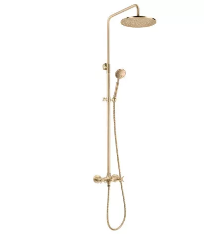 Zuhanyszett, Deante Temisto zuhanyszett zuhany csapteleppel, sárgaréz NAC_M4QT