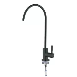   Egyéb csaptelep, Deante csap szűrt vízhez, forgatható, fekete BEZ_N62F