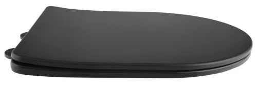 WC tető, Sapho Paco slim soft close wc ülőke, fekete PCS1012B