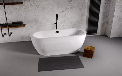 Kád, Sapho Polysan Samira szabadonálló kád 173x78, fehér 68648