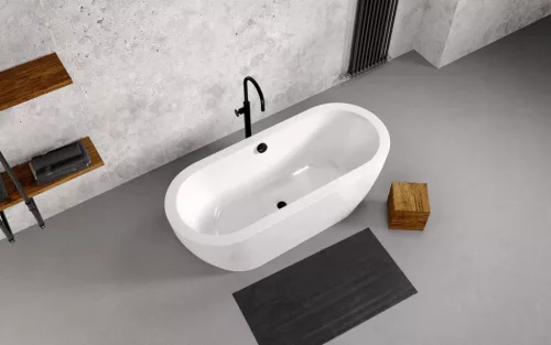 Kád, Sapho Polysan Samira szabadonálló kád 173x78, fehér 68648