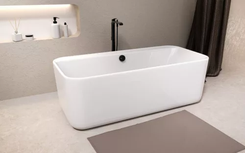 Kád, Sapho Polysan Zary szabadonálló kád 170x80, fehér 68658