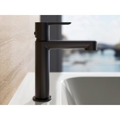   Mosdó csaptelep, Ravak Puri mosdó csaptelep leeresztő nélkül 190 mm, PU 014.21BL, fekete X070505