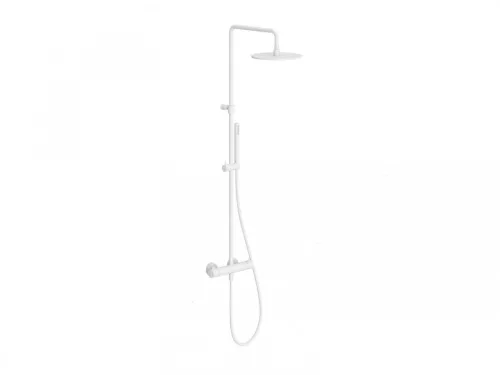 Zuhanyszett, Ravak Espirit termosztátos zuhanyoszlop szettel ES 091.10WV, White Velvet X070495