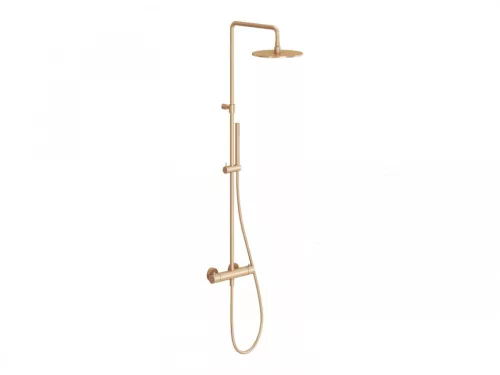 Zuhanyszett,Ravak Espirit termosztátos zuhanyoszlop+szett ES 091.60RGB,Rose Gold Brushed X070498