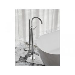   Kádtöltő csaptelep,Ravak Espirit padlón álló kádcsaptelep+szett ES 080.00CR.RB07G,Chrome X070499