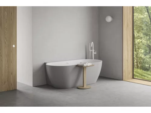 Kádtöltő csaptelep,Ravak Espirit padlón álló kádcsapt.+szett ES 080.10WV.RB07G,White V. X070500