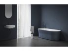 Kádtöltő csaptelep,Ravak Espirit padlón álló kádcsapt.+szett ES 080.20BLM.RB07G,Black M. X070501