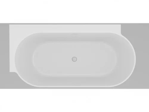 Kád,Ravak Vana Freedom Corner II Tec 175x86 bal,Alabaster Pink/fehér,fehér túlfolyóval CC91600000