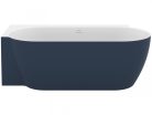 Kád,Ravak Vana Freedom Corner II Tec 175x86 bal,Deepsea Blue/fehér, fehér túlfolyóval CC91400000