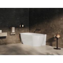   Kád,Ravak Vana Freedom Corner II Tec 175x86 bal,fehér, króm túlfolyóval CC91000000