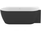 Kád,Ravak Vana Freedom Corner II Tec 175x86 jobb,fekete/fehér, fekete túlfolyóval CC81700000