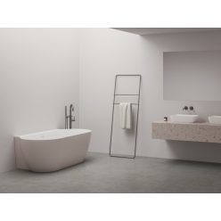   Kád,Ravak Vana Freedom Wall II Tec 170x87,Alabaster Pink/fehér, fehér túlfolyóval CC71600000
