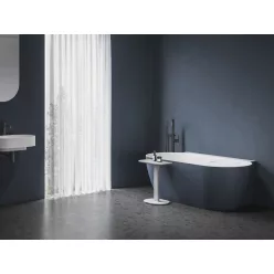   Kád,Ravak Vana Freedom Wall II Tec 170x87,Deepsea Blue/fehér CC71400000