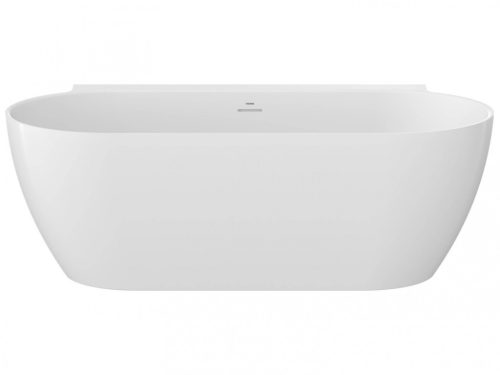 Kád,Ravak Vana Freedom Wall II Tec 170x87, fehér, fehér/fekete/króm lefolyóval CC71000000