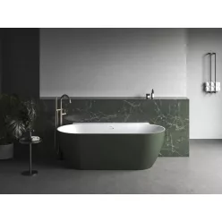   Kád,Ravak Vana Freedom Wall II Tec 170x87,Grey Green/fehér CC71200000