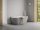 Kád,Ravak Vana Freedom Wall II Tec 170x87,Smoke Grey/fehér, fehér túlfolyóval CC71500000