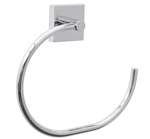 Törölközőtartó, Tesa Ekkro törölközőtartó gyűrű ragasztós rögzítésű, króm