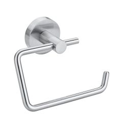   WC papír tartó, Tesa Moon wc papír tartó ragasztós rögzítésű, rozsdamentes acél hatású