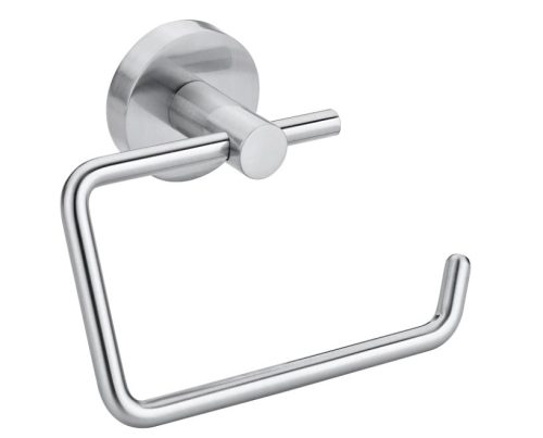 WC papír tartó, Tesa Moon wc papír tartó ragasztós rögzítésű, rozsdamentes acél hatású