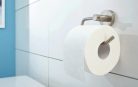 WC papír tartó, Tesa Moon wc papír tartó ragasztós rögzítésű, rozsdamentes acél hatású
