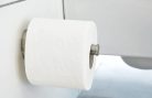 WC papír tartó, Tesa Moon tartalék wc papír tartó ragasztós rögzítésű, rozsdamentes acél hatású