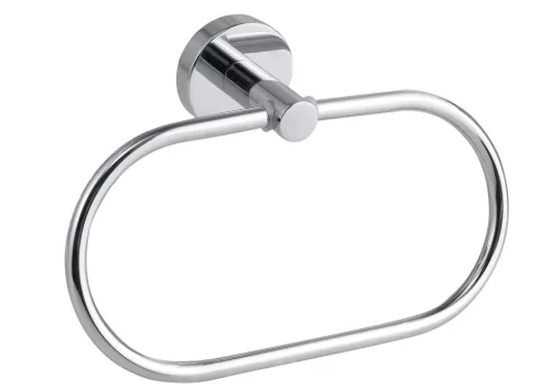 Törölközőtartó, Tesa Smooz törölközőtartó gyűrű ragasztós rögzítésű, króm