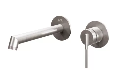 Falba süllyesztett csaptelep, Tboss Rio fali mosdó csaptelep szálcsiszolt nikkel