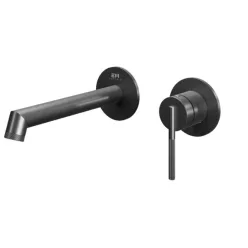   Falba süllyesztett csaptelep, Tboss Rio fali mosdó csaptelep szálcsiszolt gunmetal