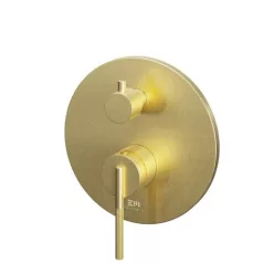   Falba süllyesztett csaptelep, Tboss Rio kád/zuhany csaptelep szálcsiszolt arany