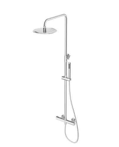 Zuhanyszett, Tboss Fly termosztátos zuhanyoszlop, 2 funkciós, króm