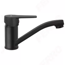   Mosdó csaptelep, Ferro Ritto Black mosdó csaptelep elforgatható kifolyóval, fekete BTR2ABL