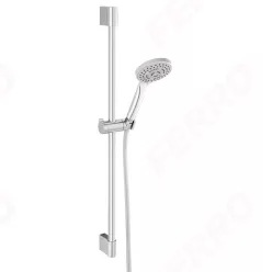   Zuhanyszett, Ferro Horn 3 funkciós csúszórudas zuhanyszett, króm N370