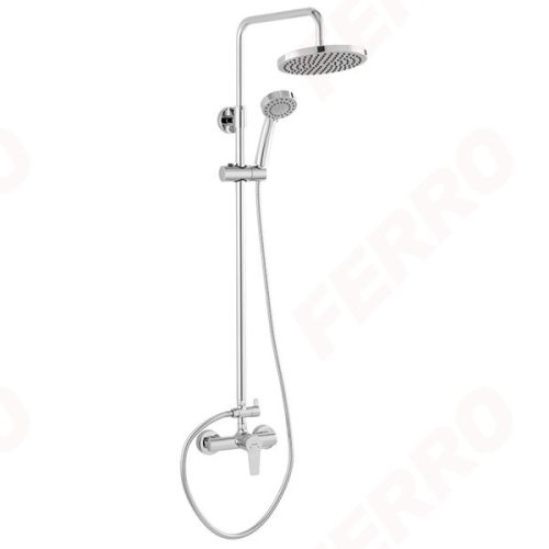 Zuhanyszett, Ferro Ritto Zuhanyrendszer fejzuhany és zuhany csaptelep,króm NP84-BTR7U