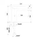 Mosdó csaptelep, Sapho Latus mosdó csaptelep, smeraldo 1102-72SM