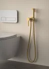 Falba süllyesztett csaptelep, Sapho Iconic csaptelep bidé zuhannyal, matt arany AF040GB