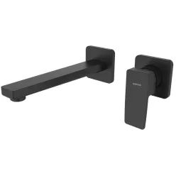   Falba süllyesztett csaptelep, Sapho Tursi falba süllyesztett csaptelep, matt fekete TI018B