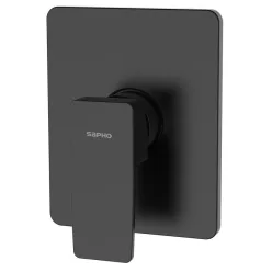   Falba süllyesztett csaptelep,Sapho Tursi falba süllyesztett csaptelep 1 irányú,matt fekete TI041B