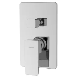   Falba süllyesztett csaptelep, Sapho Tursi falba süllyesztett csaptelep 2 irányú, króm TI043