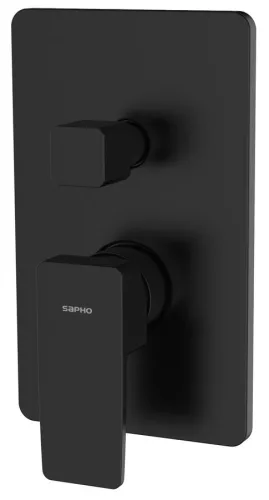 Falba süllyesztett csaptelep,Sapho Tursi falba süllyesztett csaptelep 2 irányú,matt fekete TI043B