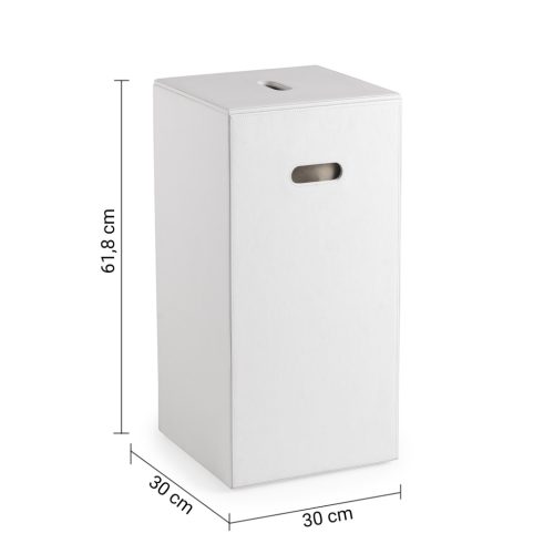 Szemetes, Sapho Luxury szemetes 30x61,8x30 cm, fehér 103602