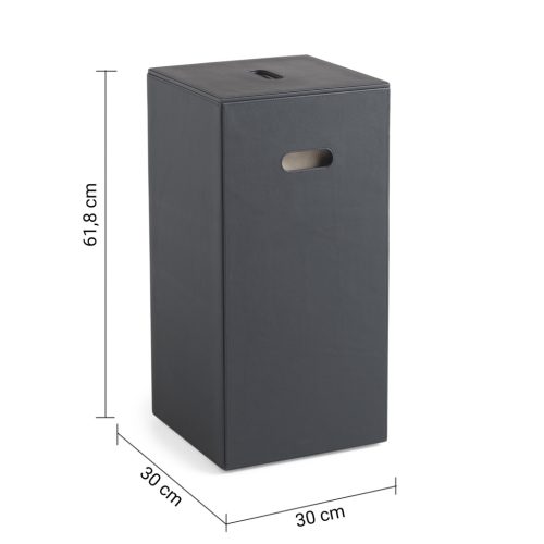 Szemetes, Sapho Luxury szemetes 30x61,8x30 cm, fekete 103614